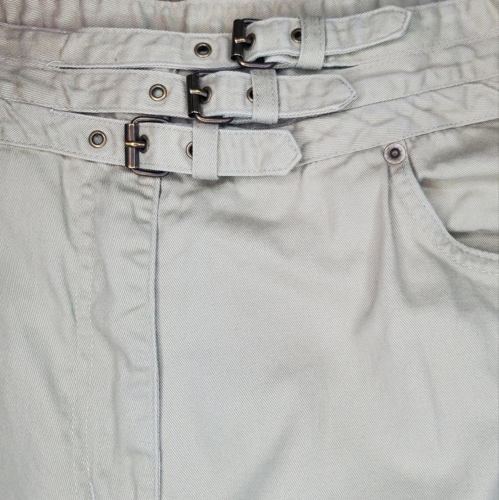 Vintage Together! Khaki High-Rise, Triple Belted, Pleated Pants Size 16